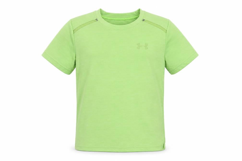 Under Armour Boys Green T-Shirt, 6-7 Years, Athletic Fit