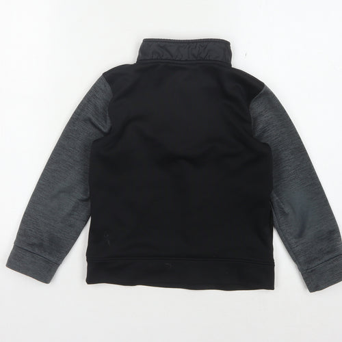 Under Armour Boys Black Lightweight Pullover Sweatshirt 6-7 Years