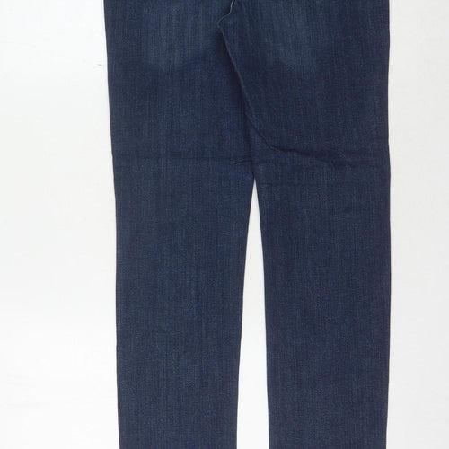 Marks and Spencer Women Blue Slim Jeans Size 14