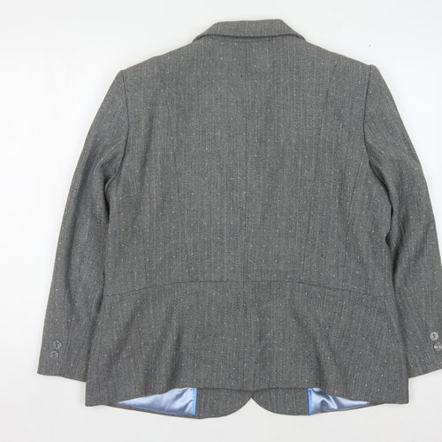 Klass Collection Women's Grey Blazer Size 18