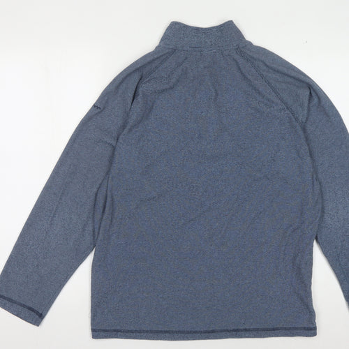Trespass Men’s Blue XL Logo Fleece Sweatshirt