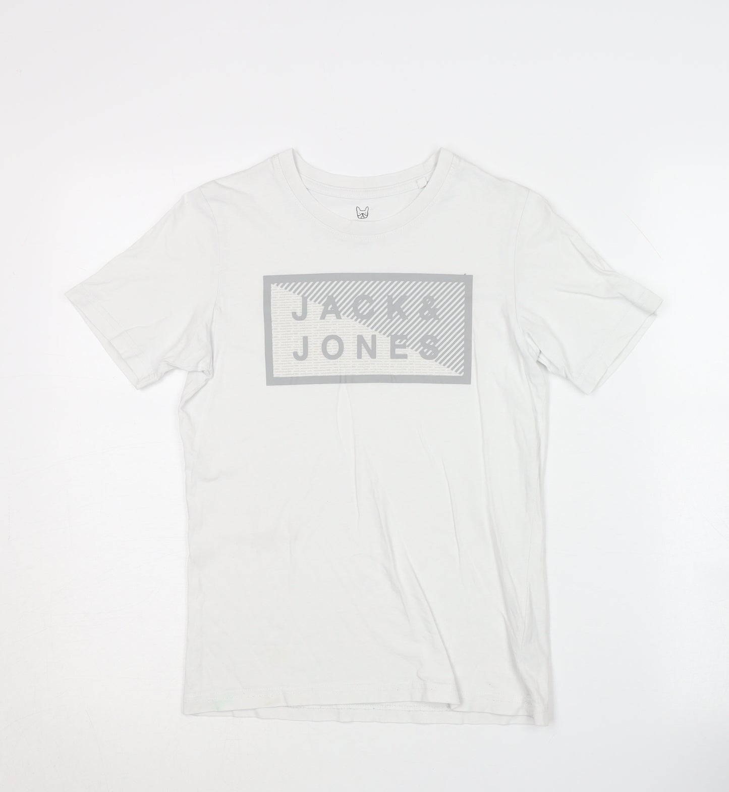 Jack & Jones Boys White Graphic Print T-Shirt 11-12 Years