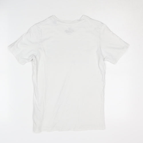 Jack & Jones Boys White Graphic Print T-Shirt 11-12 Years