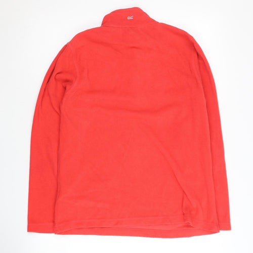 Regatta Women's Red Fleece Pullover Sweatshirt Size 12