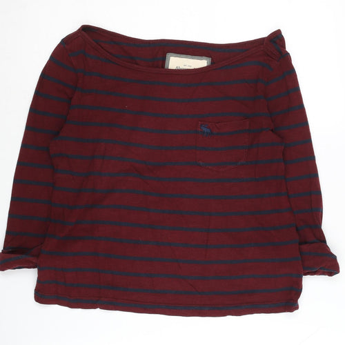 Abercrombie Women’s Multicoloured Striped T-Shirt S