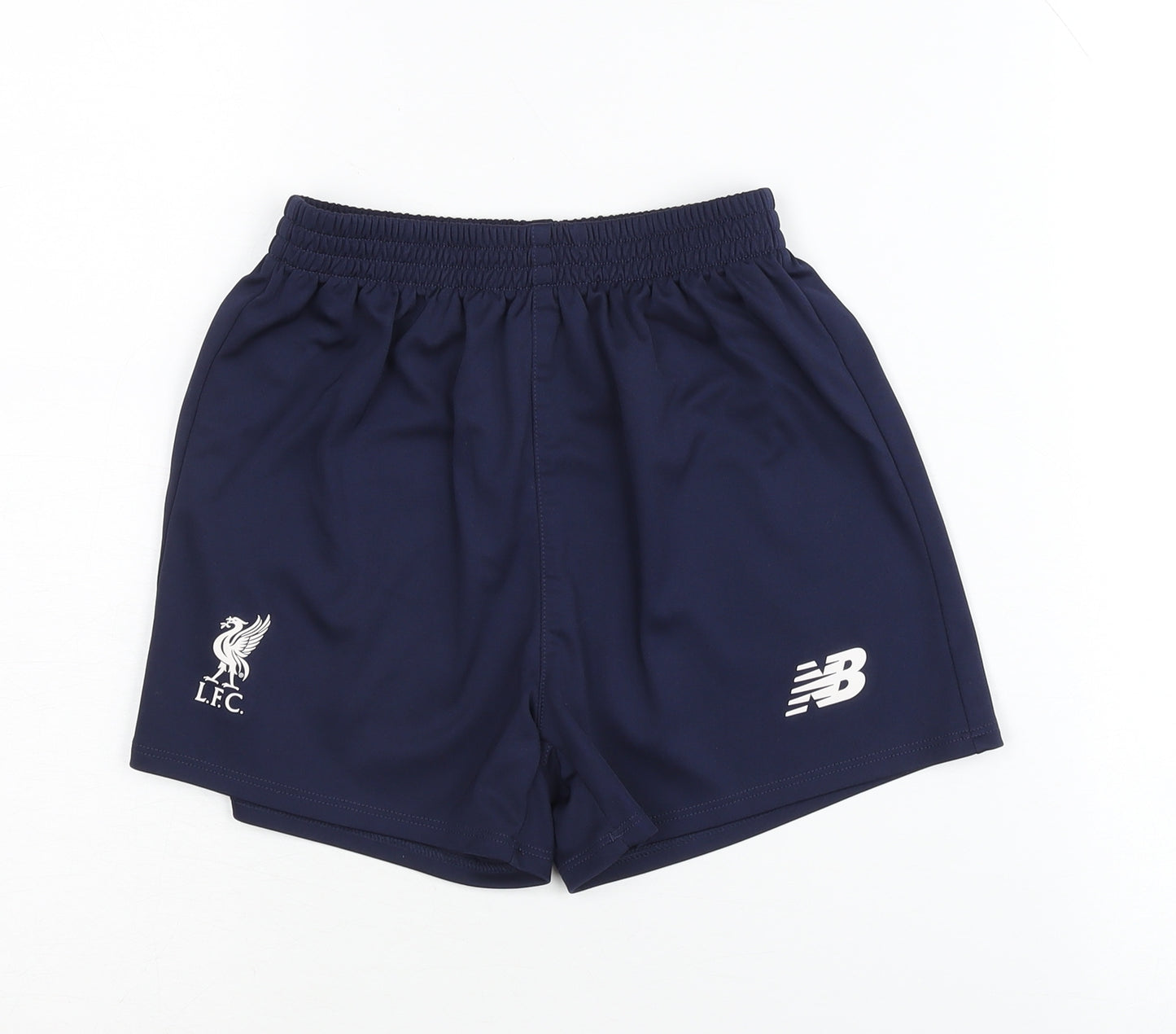 New Balance Boys Blue Athletic Football Shorts 6-7 Years