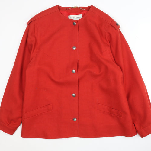 Windsmoor Women's Red Blazer Size 18