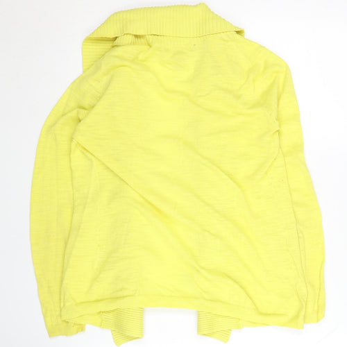 Banana Republic Women's Yellow XS Open Front Cardigan Knit Jumper