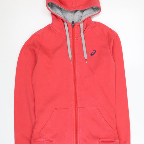 Asics Women's Red XS Full Zip Hoodie
