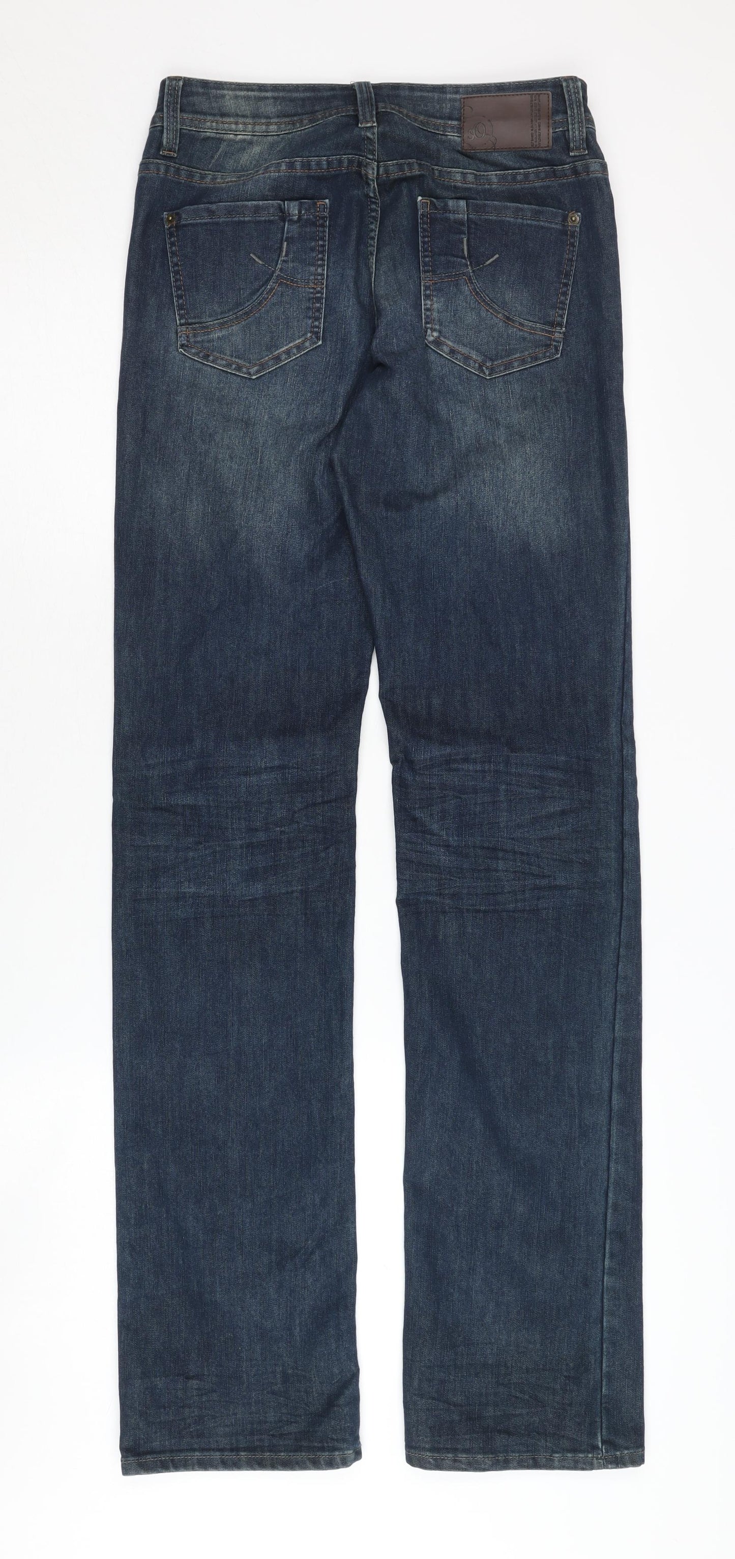 s.Oliver Men's Blue Regular Fit Straight Jeans 34