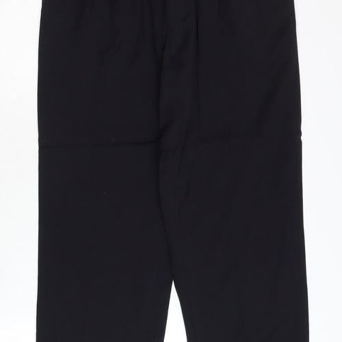 Pierre Cardin Men's Black Wool Trousers 38 IN
