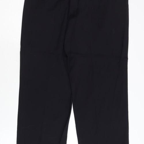 Pierre Cardin Men's Black Wool Trousers 38 IN