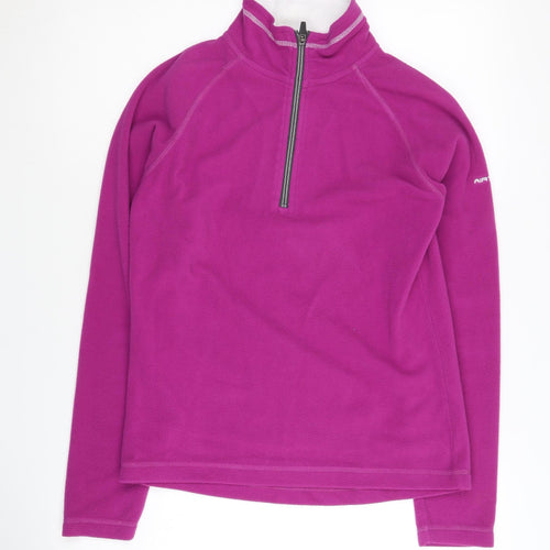 Trespass Women's Pink Fleece Sweatshirt, Size 10