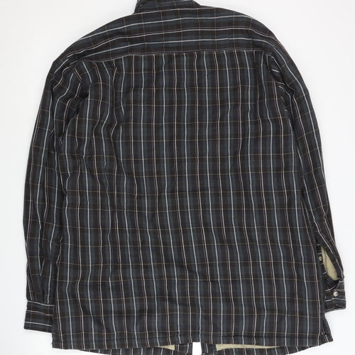 Champion Men's Black Check Flannel Shirt M