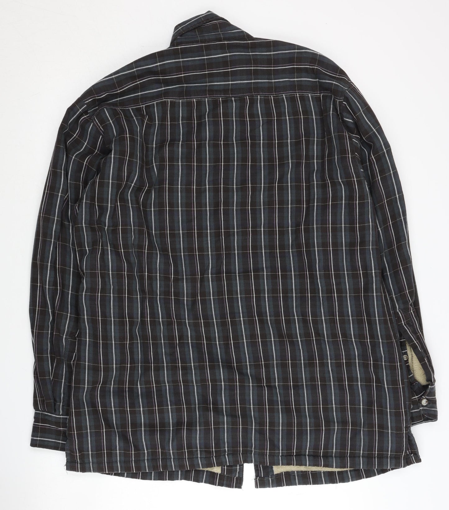 Champion Men's Black Check Flannel Shirt M