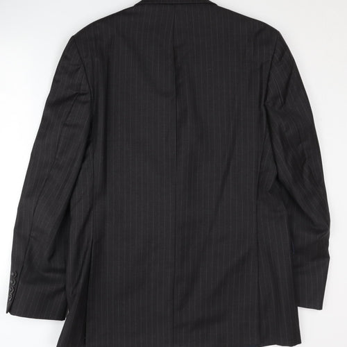 Austin Reed Men's Grey Striped Blazer 40R