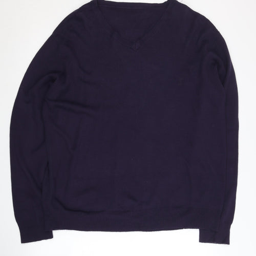 St George by Duffer Men's Blue XL Pullover Jumper