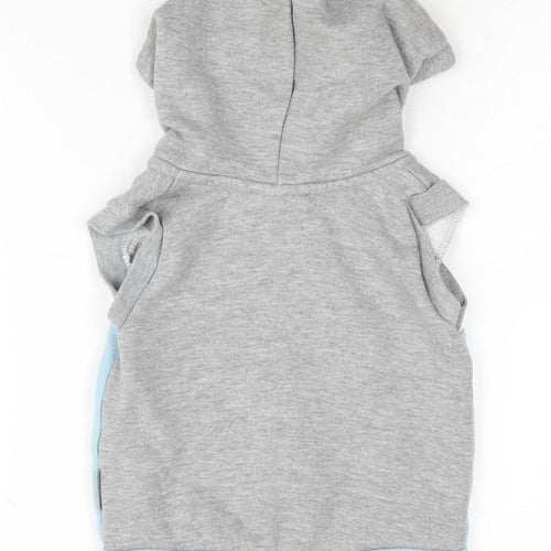 McKenzie Boys Grey & Blue Sleeveless Hooded Jacket 2-3 Years