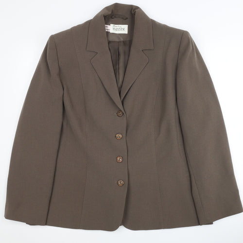 Berly Eastex Women's Brown Suit Jacket, Size 16, Business Wear
