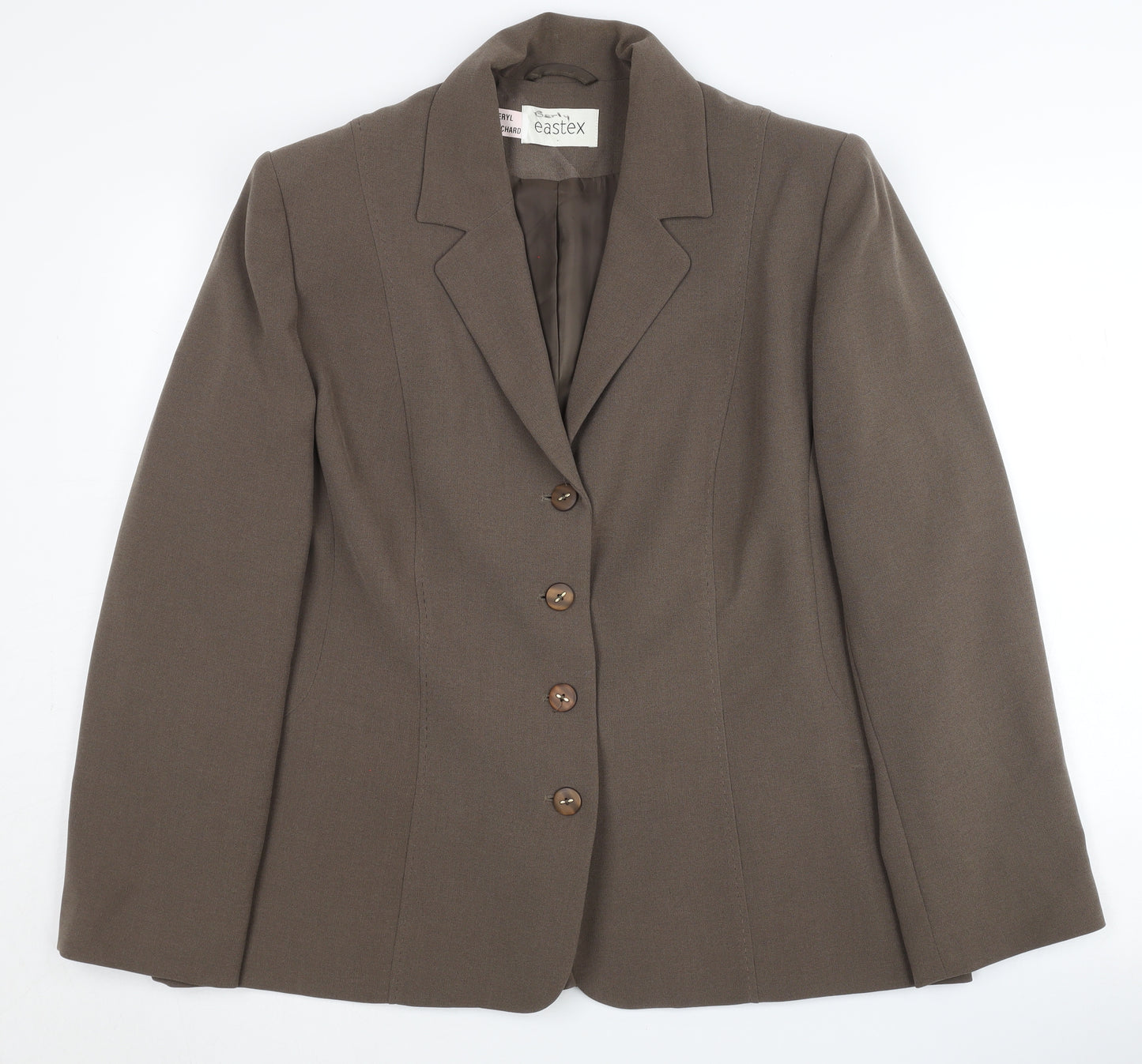 Berly Eastex Women's Brown Suit Jacket, Size 16, Business Wear