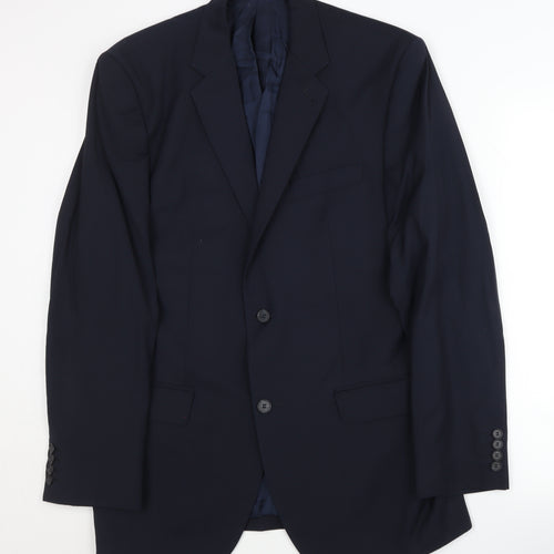 Jeff Banks Men's Blue Blazer 40 Regular Business Jacket