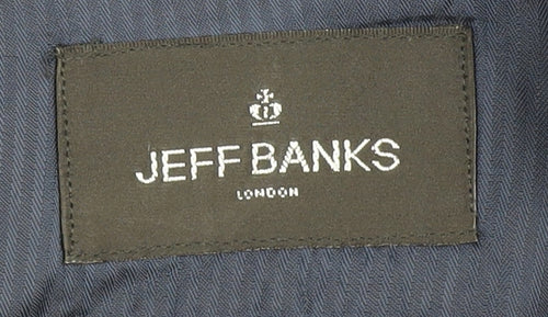 Jeff Banks Men's Blue Blazer 40 Regular Business Jacket