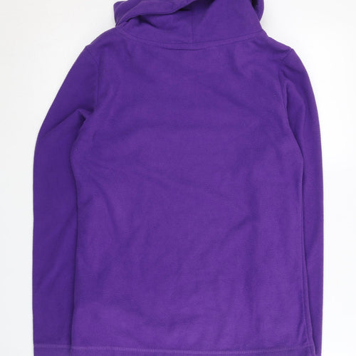Gelert Women's Purple Hoodie, Size 8, Cowl Neck, New