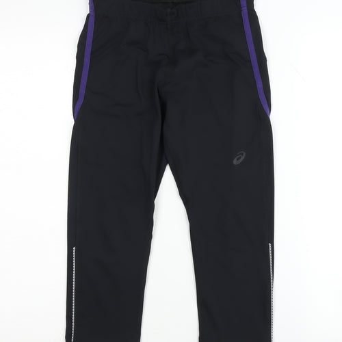Asics Unisex Black Track Pants M - Running & Gym