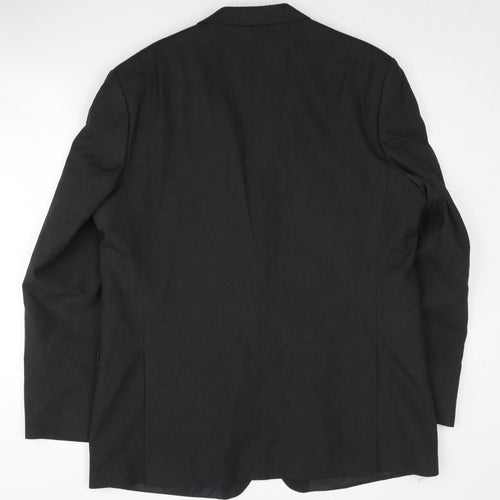 Thomas Nash Men's Black Blazer, Size 44, Formal Style