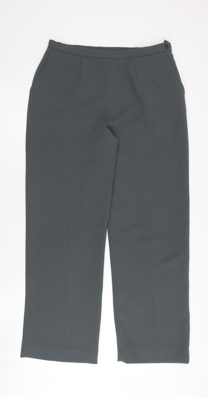 Eastex Women's Grey Trousers, UK 10, Straight Leg