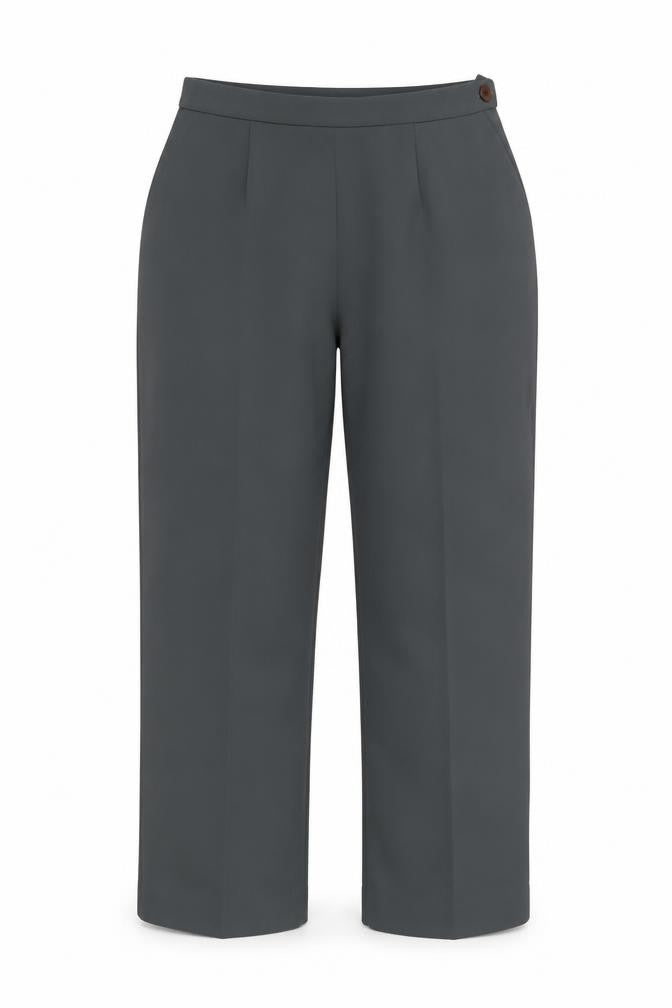 Eastex Women's Grey Trousers, UK 10, Straight Leg