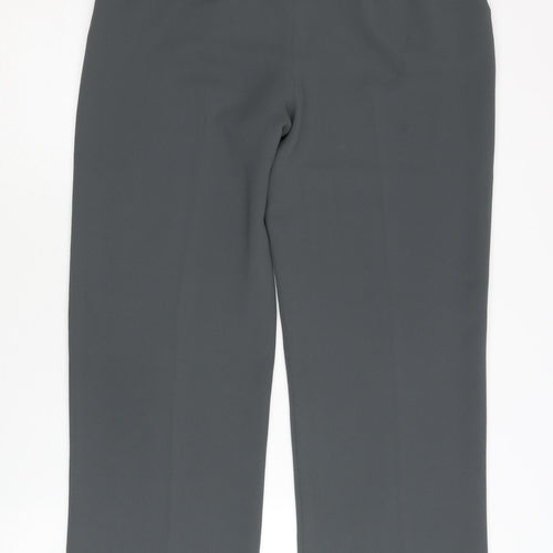 Eastex Women's Grey Trousers, UK 10, Straight Leg