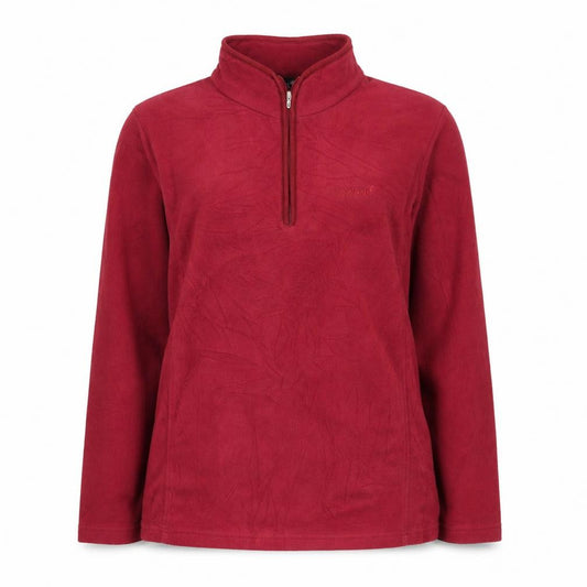 Front view of Gelert Women's Red Pullover Fleece Sweatshirt, size 12