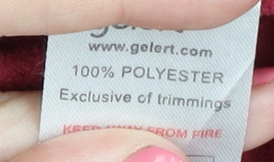 Gelert Women's Red Pullover Fleece Sweatshirt Size 12