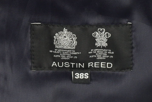 Austin Reed Men's Blue 38S Wool Blazer Formal