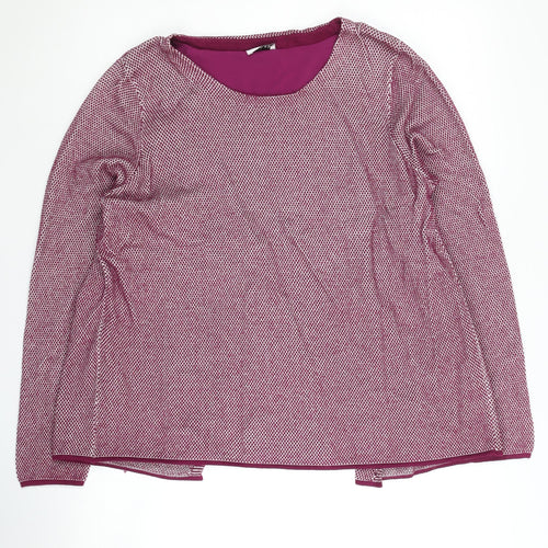 Eastex Women's Pink Cardigan, Size 16, Long Sleeve