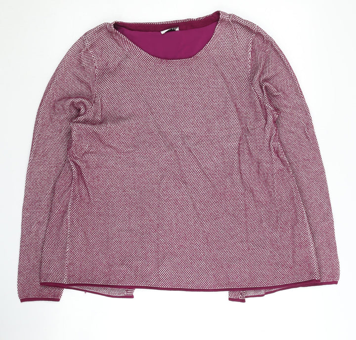 Eastex Women's Pink Cardigan, Size 16, Long Sleeve