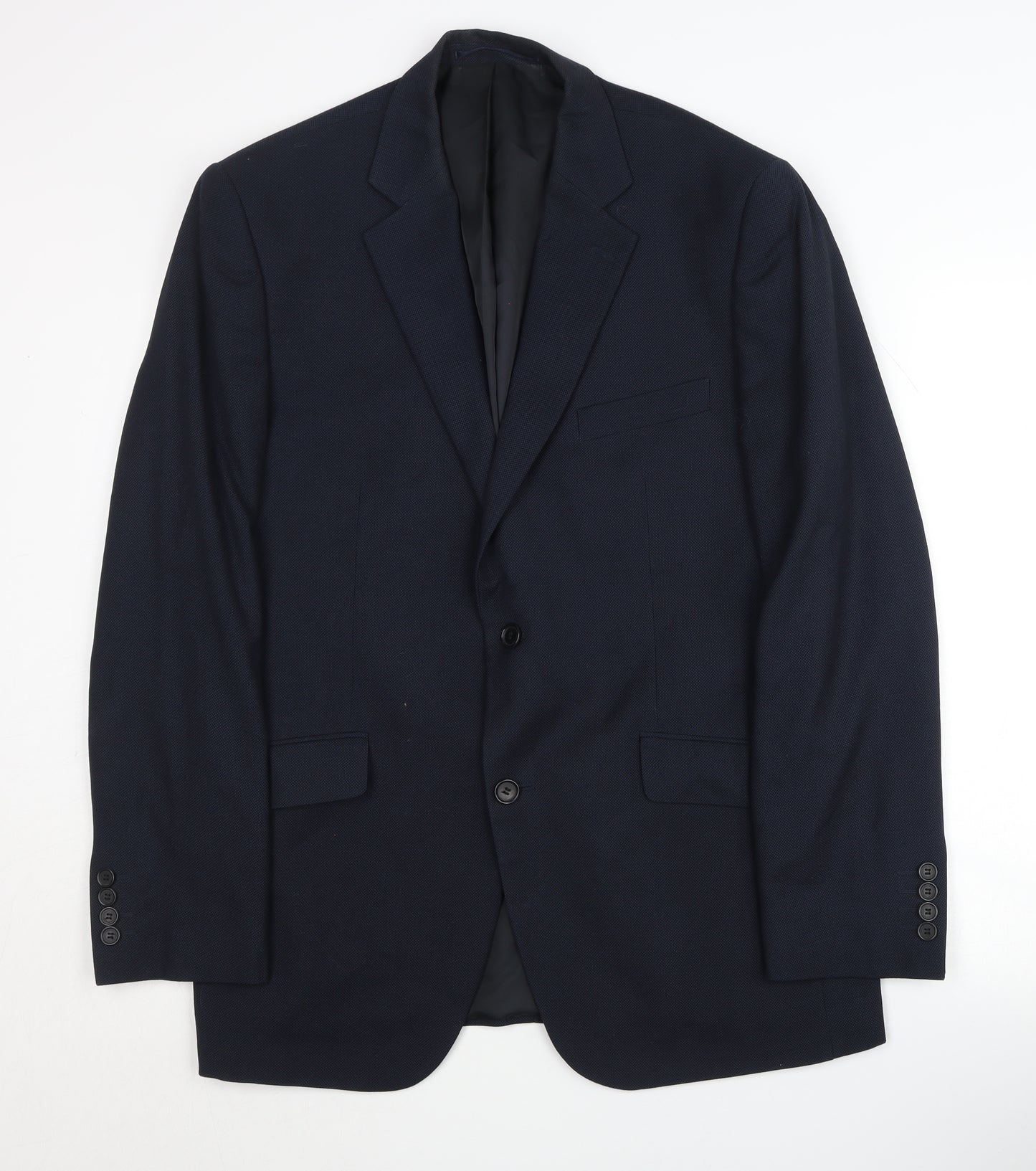 Dehavilland Men's Blue Suit Jacket Size 40L