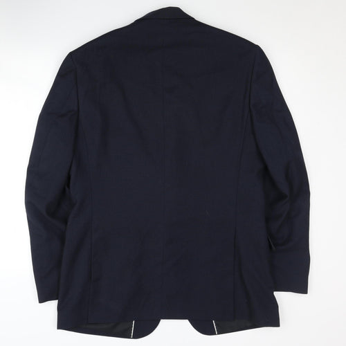 Dehavilland Men's Blue Suit Jacket Size 40L