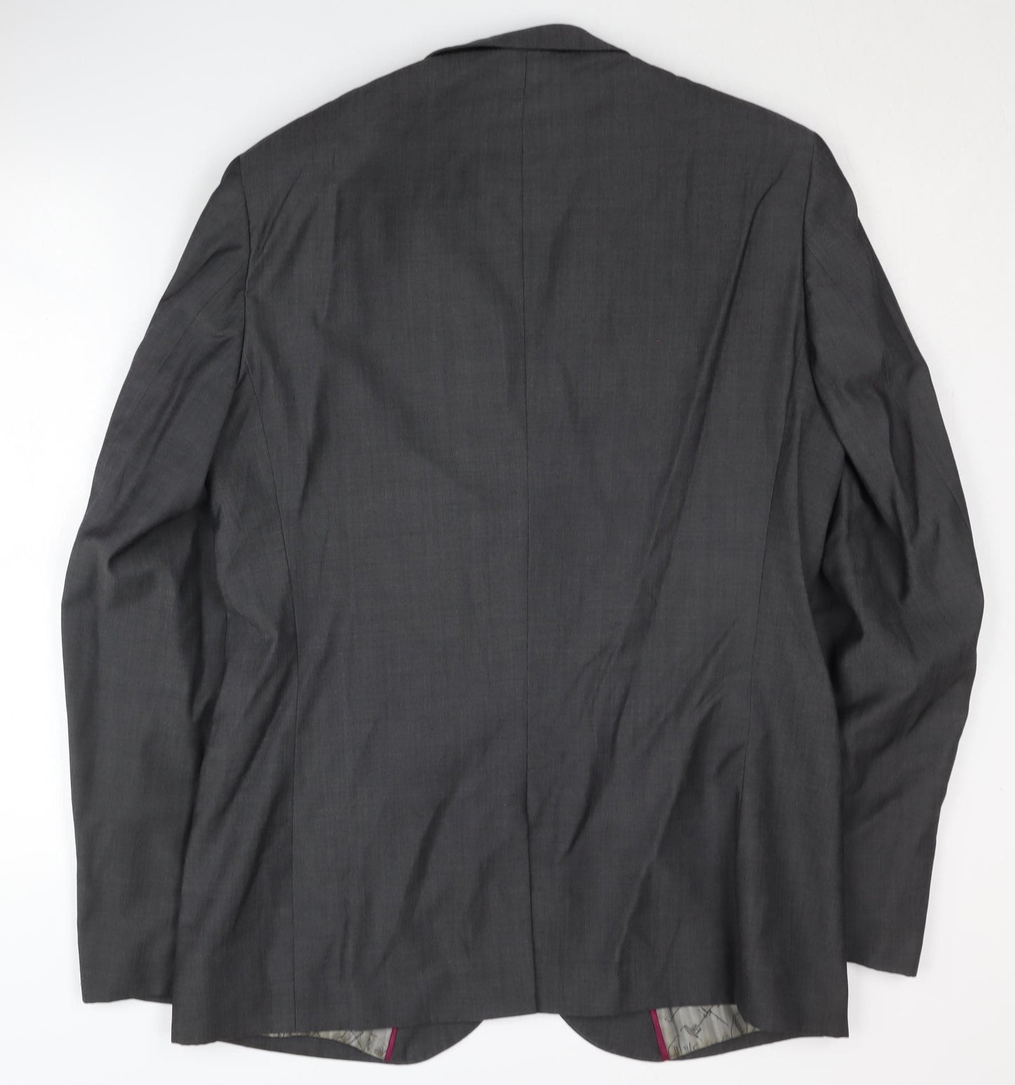 White Label Men's Grey Blazer 42L Long Jacket