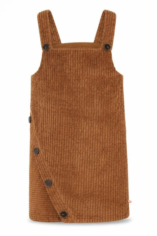Firetrap Girls Brown Corduroy Pinafore Dress, Size 13 Years