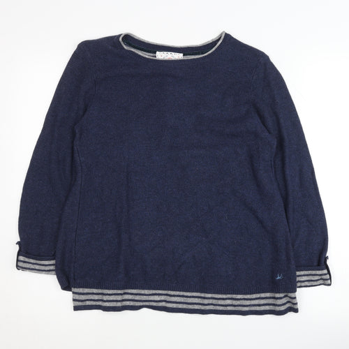 Matinray Women's Blue Knit Pullover Jumper Size 10