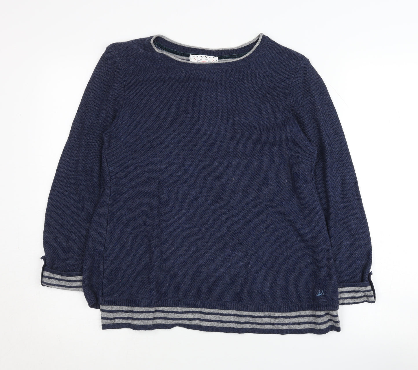 Matinray Women's Blue Knit Pullover Jumper Size 10