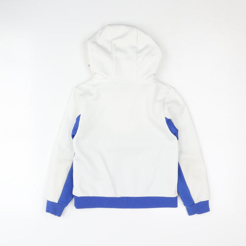 McKenzie Boys Blue & White 1/4 Zip Hoodie, 5-6 Years