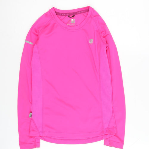 Karrimor Girls Pink Long Sleeve Running T-Shirt 11-12 Years