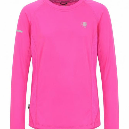 Karrimor Girls Pink Long Sleeve Running T-Shirt 11-12 Years