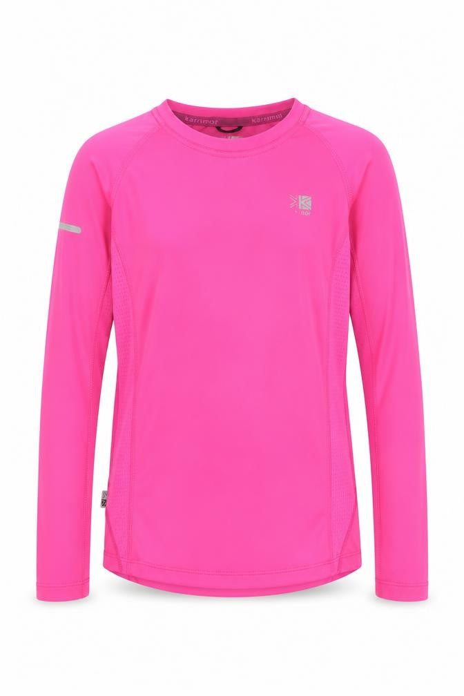 Karrimor Girls Pink Long Sleeve Running T-Shirt 11-12 Years
