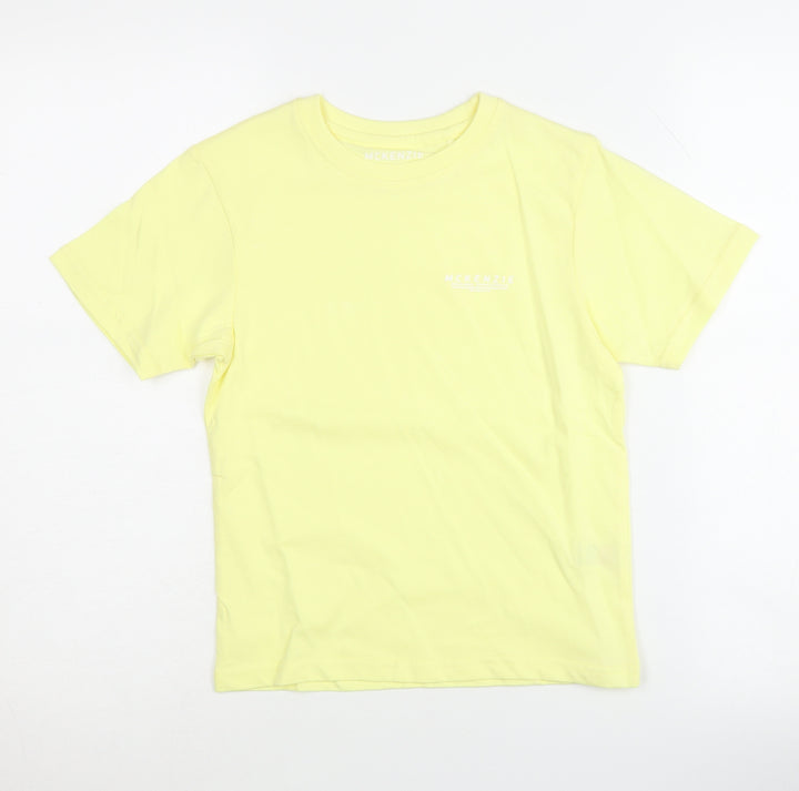 McKenzie Yellow Boys' T-Shirt, 8-10 Years, Casual Short Sleeve