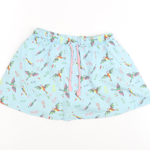 Mountain Warehouse Girls Blue Parrot Skater Skirt 5-6 Years