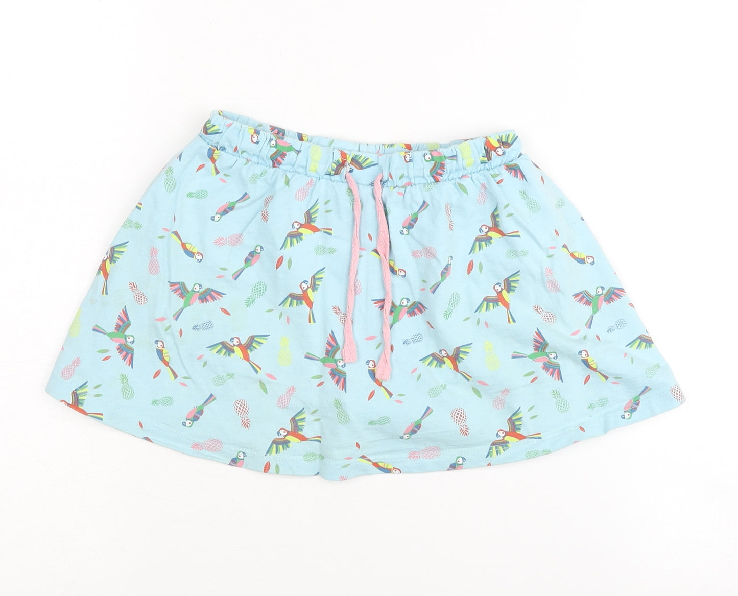 Mountain Warehouse Girls Blue Parrot Skater Skirt 5-6 Years